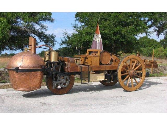 1766 Steam Trike A Replica Of Cugnot’s
